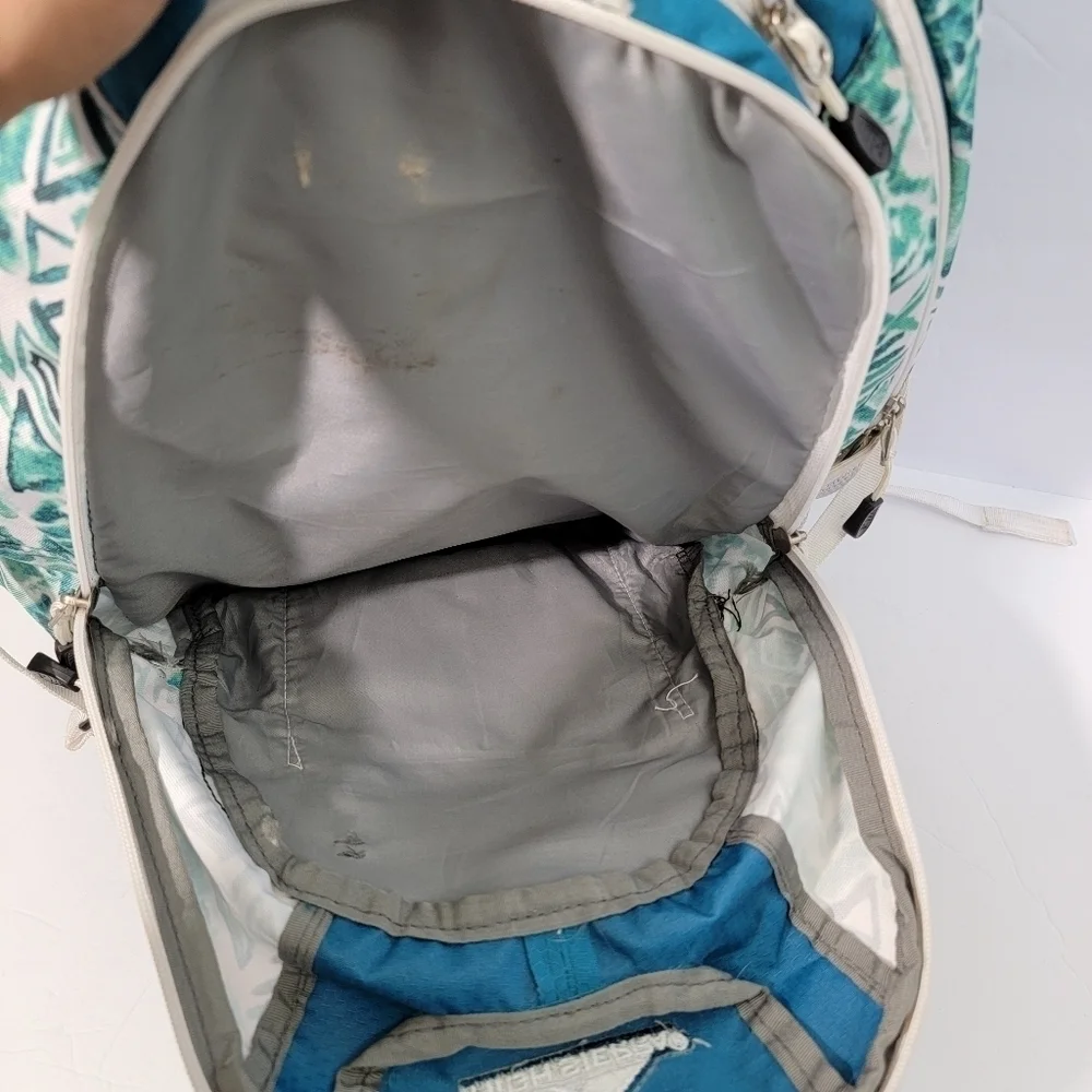 High Sierra Teal Blue/White/Green Backpack Back To School Unisex One Size